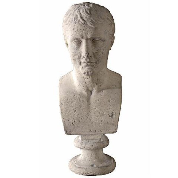 Napoleon Bust Statue Replica by Canova Neoclassical Head Reproduction